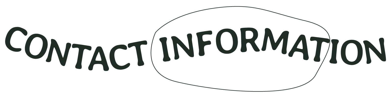 Contact information.